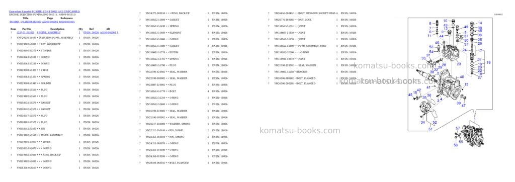 Komatsu PC30MR-3 S/N F30001 AND UP Parts catalog cover Page 10 Komatsu PC30MR-3 S/N F30001 AND UP Parts catalog cover Page 10