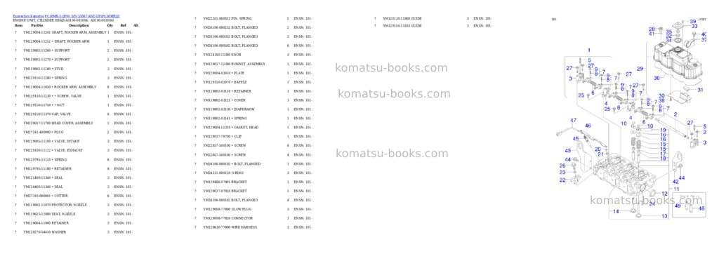 Komatsu pc30mr-5 jpn s/n 55067 and up Parts catalog cover Page 3 Komatsu pc30mr-5 jpn s/n 55067 and up Parts catalog cover Page 3