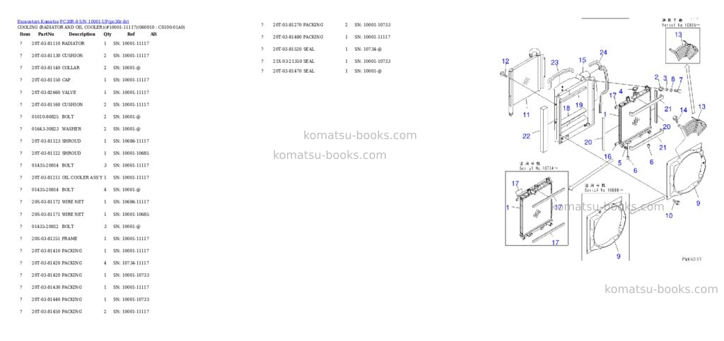 Komatsu PC30R-8 S/N 10001-UP Parts catalog cover Page 5 Komatsu PC30R-8 S/N 10001-UP Parts catalog cover Page 5