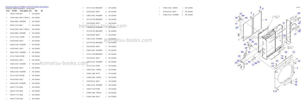 Komatsu pc340nlc-7k-e0 s/n k45001-up Parts catalog cover Page 5 Komatsu pc340nlc-7k-e0 s/n k45001-up Parts catalog cover Page 5