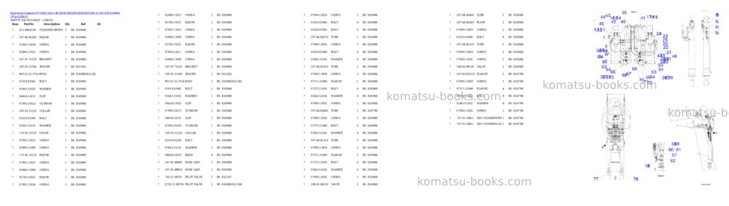 Komatsu pc350lc/nlc-8k high reach demolition 23 m s/n k50068-up Parts catalog cover Page 2 Komatsu pc350lc/nlc-8k high reach demolition 23 m s/n k50068-up Parts catalog cover Page 2