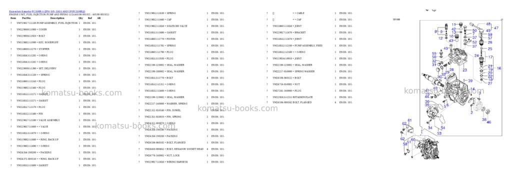 Komatsu PC35MR-5 (JPN) S/N 31611 AND UP Parts catalog cover Page 10