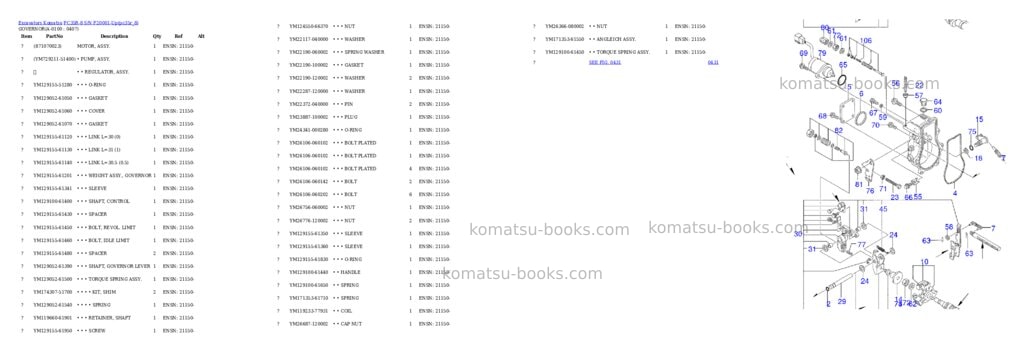 Komatsu pc35r-8 s/n f20001-up Parts catalog cover Page 9 Komatsu pc35r-8 s/n f20001-up Parts catalog cover Page 9