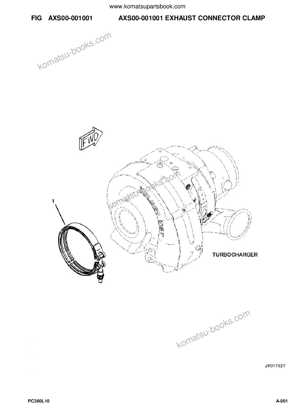 Komatsu pc360lc-10 s/n a32001-up Parts catalog cover Page 4 Komatsu pc360lc-10 s/n a32001-up Parts catalog cover Page 4