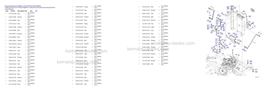 Komatsu pc360nlc-10 s/n k60001-up Parts catalog cover Page 9 Komatsu pc360nlc-10 s/n k60001-up Parts catalog cover Page 9