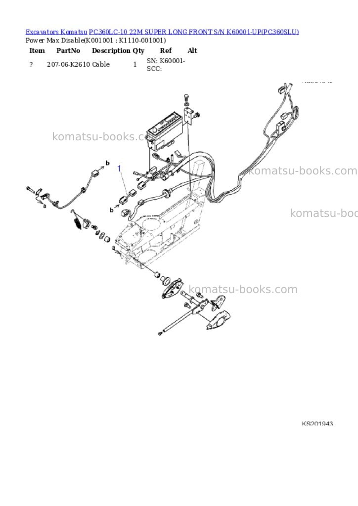 Komatsu pc360lc-10 22m super long front s/n k60001-up Parts catalog cover Page 4 Komatsu pc360lc-10 22m super long front s/n k60001-up Parts catalog cover Page 4