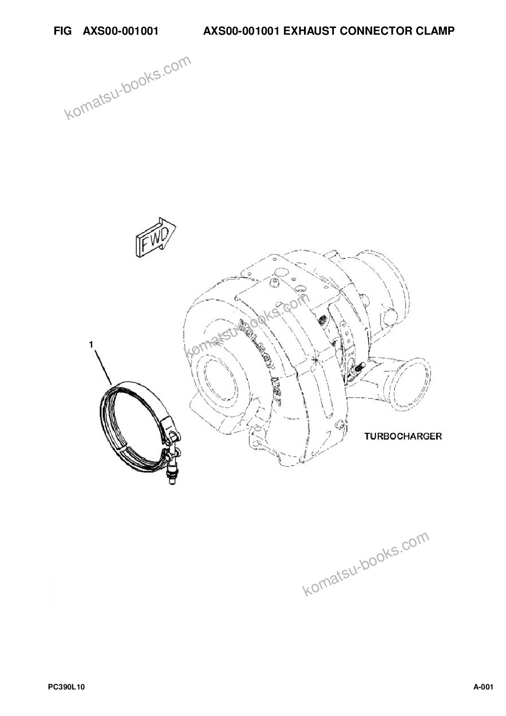 Komatsu pc390lc-10 a30001 & up Parts catalog cover Page 4 Komatsu pc390lc-10 a30001 & up Parts catalog cover Page 4