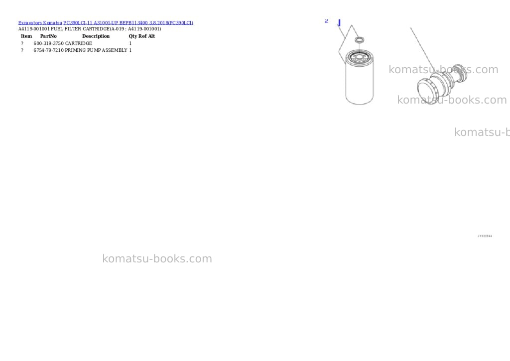 Komatsu pc390lci-11 a31001-up bepb113400 3.8.2018 Parts catalog cover Page 9 Komatsu pc390lci-11 a31001-up bepb113400 3.8.2018 Parts catalog cover Page 9