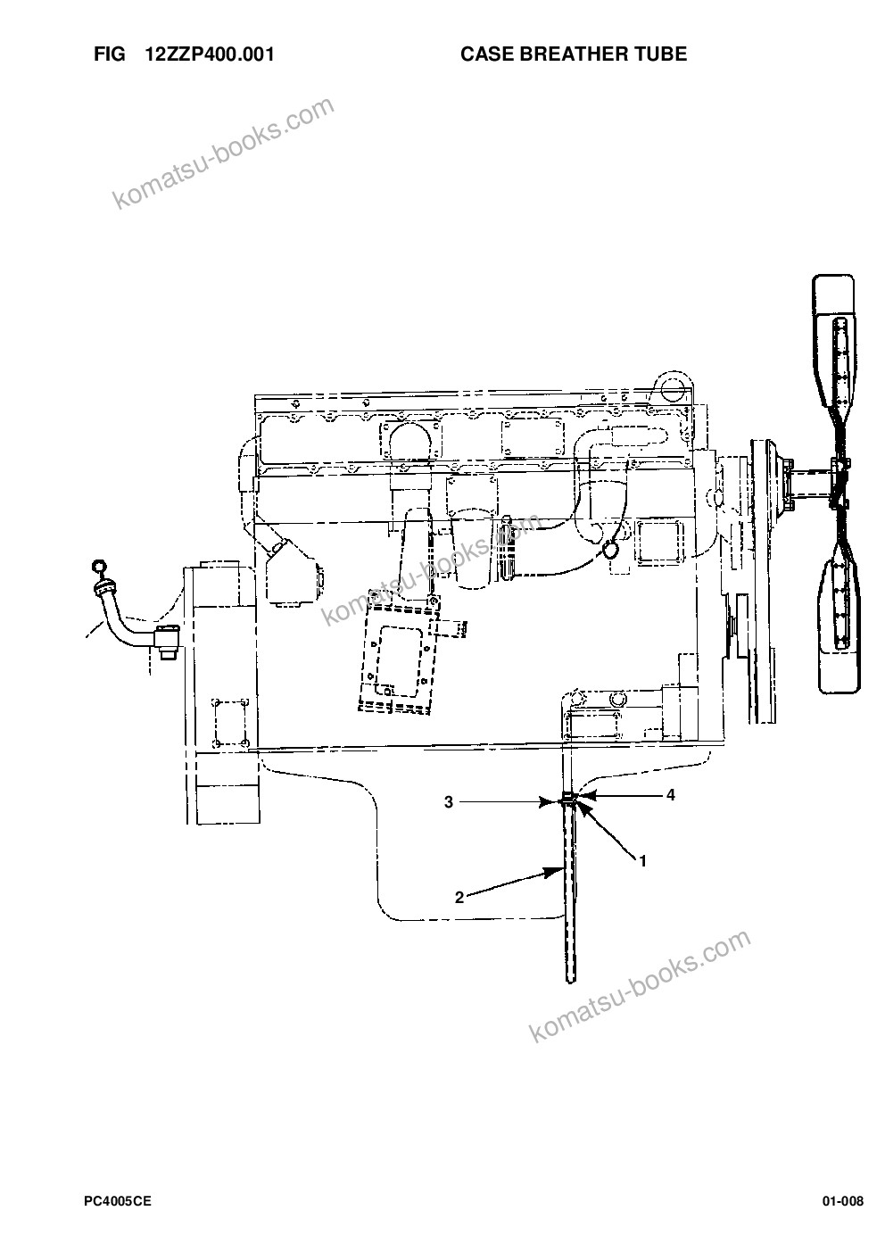 Komatsu pc400lc-5 s/n a40001-a70500 Parts catalog cover Page 10 Komatsu pc400lc-5 s/n a40001-a70500 Parts catalog cover Page 10