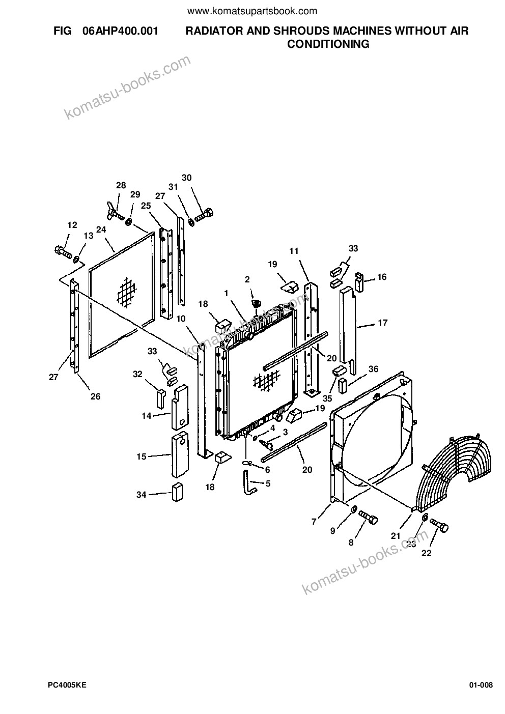 Komatsu pc400lc-5 s/n a70501-up Parts catalog cover Page 10 Komatsu pc400lc-5 s/n a70501-up Parts catalog cover Page 10