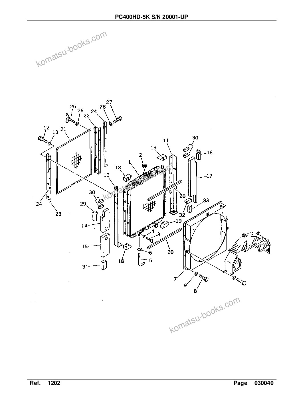Komatsu pc400hd-5k s/n 20001-up Parts catalog cover Page 9 Komatsu pc400hd-5k s/n 20001-up Parts catalog cover Page 9