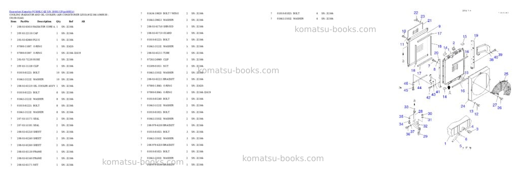 Komatsu pc400lc-6z s/n 30001-up Parts catalog cover Page 10 Komatsu pc400lc-6z s/n 30001-up Parts catalog cover Page 10