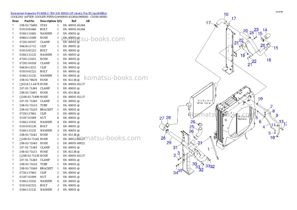 Komatsu pc400lc-7e0 s/n 60001-up ecot3, for eu Parts catalog cover Page 10 Komatsu pc400lc-7e0 s/n 60001-up ecot3, for eu Parts catalog cover Page 10