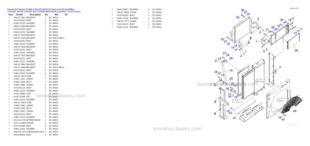 Komatsu pc400lc-7e0 s/n 60001-up ecot3, for eu Parts catalog cover Page 9 Komatsu pc400lc-7e0 s/n 60001-up ecot3, for eu Parts catalog cover Page 9