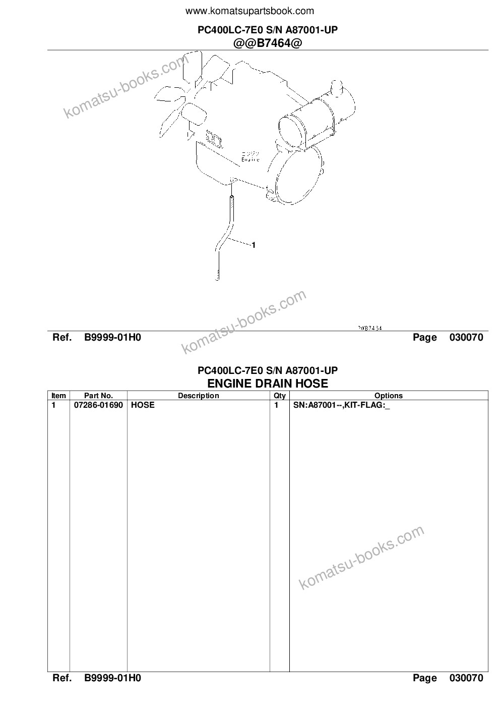 Komatsu pc400lc-7e0 s/n a87001-up Parts catalog cover Page 9 Komatsu pc400lc-7e0 s/n a87001-up Parts catalog cover Page 9