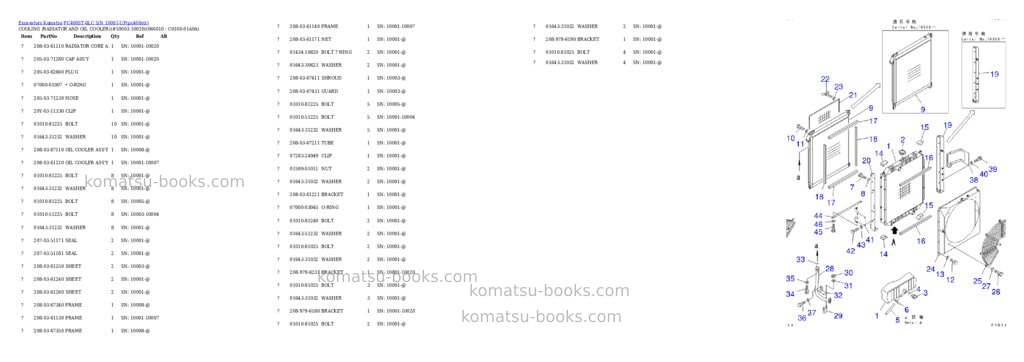 Komatsu pc400st-6lc s/n 10001-up Parts catalog cover Page 8 Komatsu pc400st-6lc s/n 10001-up Parts catalog cover Page 8
