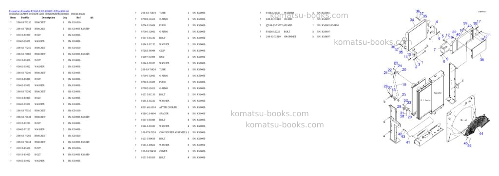 Komatsu pc450-8 s/n k50001-up Parts catalog cover Page 8 Komatsu pc450-8 s/n k50001-up Parts catalog cover Page 8