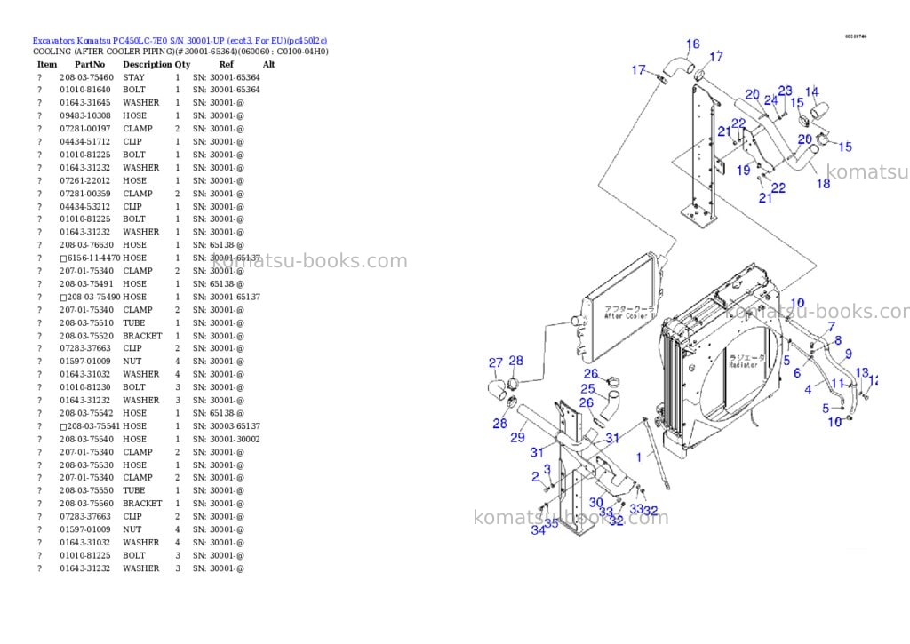 Komatsu pc450lc-7e0 s/n 30001-up ecot3, for eu Parts catalog cover Page 10 Komatsu pc450lc-7e0 s/n 30001-up ecot3, for eu Parts catalog cover Page 10