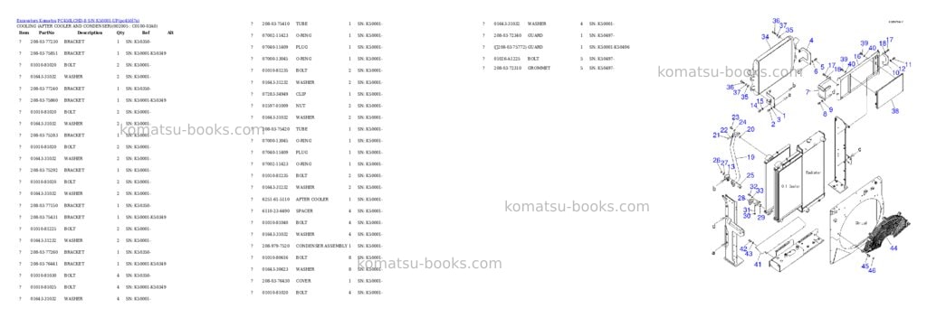 Komatsu pc450lchd-8 s/n k50001-up Parts catalog cover Page 8 Komatsu pc450lchd-8 s/n k50001-up Parts catalog cover Page 8