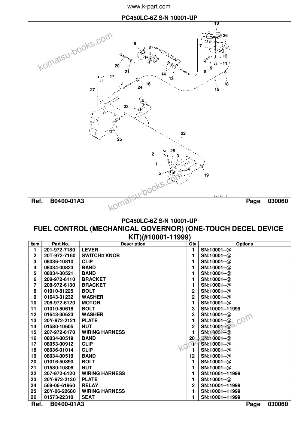 Komatsu pc450lc-6z s/n 10001-up Parts catalog cover Page 9 Komatsu pc450lc-6z s/n 10001-up Parts catalog cover Page 9