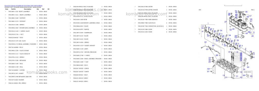 Komatsu PC45MR-5E0 S/N F20001 AND UP Parts catalog cover Page 3
