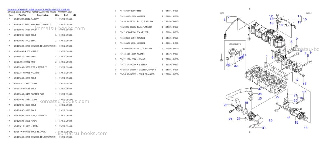 Komatsu PC45MR-5E0 S/N F20001 AND UP Parts catalog cover Page 5