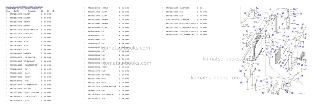 Komatsu pc50fr-2 s/n 20001-up Parts catalog cover Page 3 Komatsu pc50fr-2 s/n 20001-up Parts catalog cover Page 3