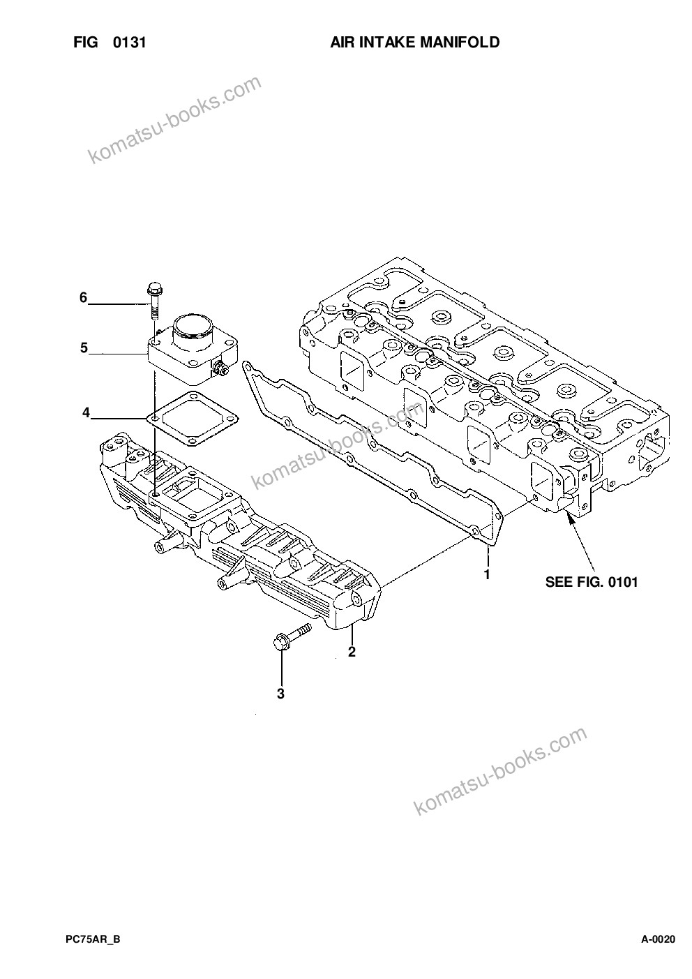 Komatsu pc75r-2 usa s/n 22e5210001-up Parts catalog cover Page 5 Komatsu pc75r-2 usa s/n 22e5210001-up Parts catalog cover Page 5
