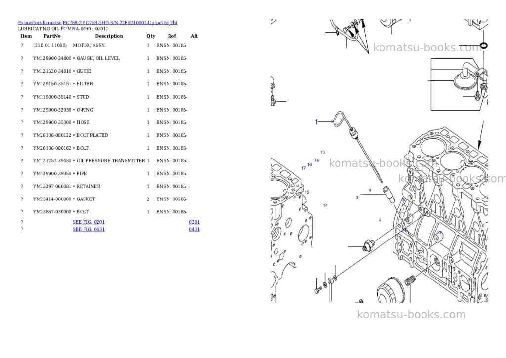 Komatsu pc75r-2 pc75r-2hd s/n 22e5210001-up Parts catalog cover Page 8 Komatsu pc75r-2 pc75r-2hd s/n 22e5210001-up Parts catalog cover Page 8