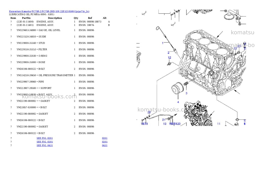Komatsu pc75r-2 pc75r-2hd s/n 22e5210500-up Parts catalog cover Page 8 Komatsu pc75r-2 pc75r-2hd s/n 22e5210500-up Parts catalog cover Page 8