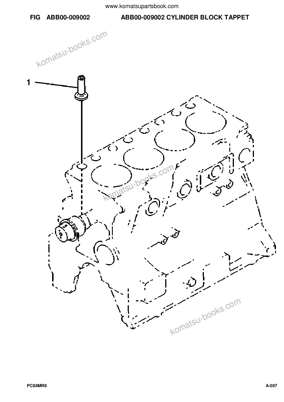 Komatsu pc88mr-8 s/n a90001-up Parts catalog cover Page 9 Komatsu pc88mr-8 s/n a90001-up Parts catalog cover Page 9