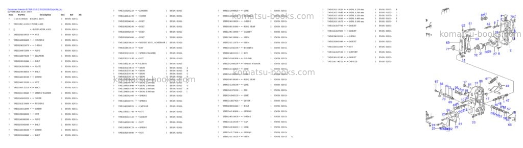 Komatsu pc95r-2 s/n 21d5200330-up Parts catalog cover Page 10 Komatsu pc95r-2 s/n 21d5200330-up Parts catalog cover Page 10