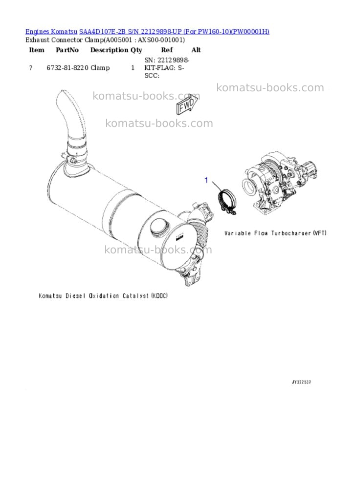 Komatsu saa4d107e-2b s/n 22129898-up for pw160-10 Parts catalog cover Page 4 Komatsu saa4d107e-2b s/n 22129898-up for pw160-10 Parts catalog cover Page 4