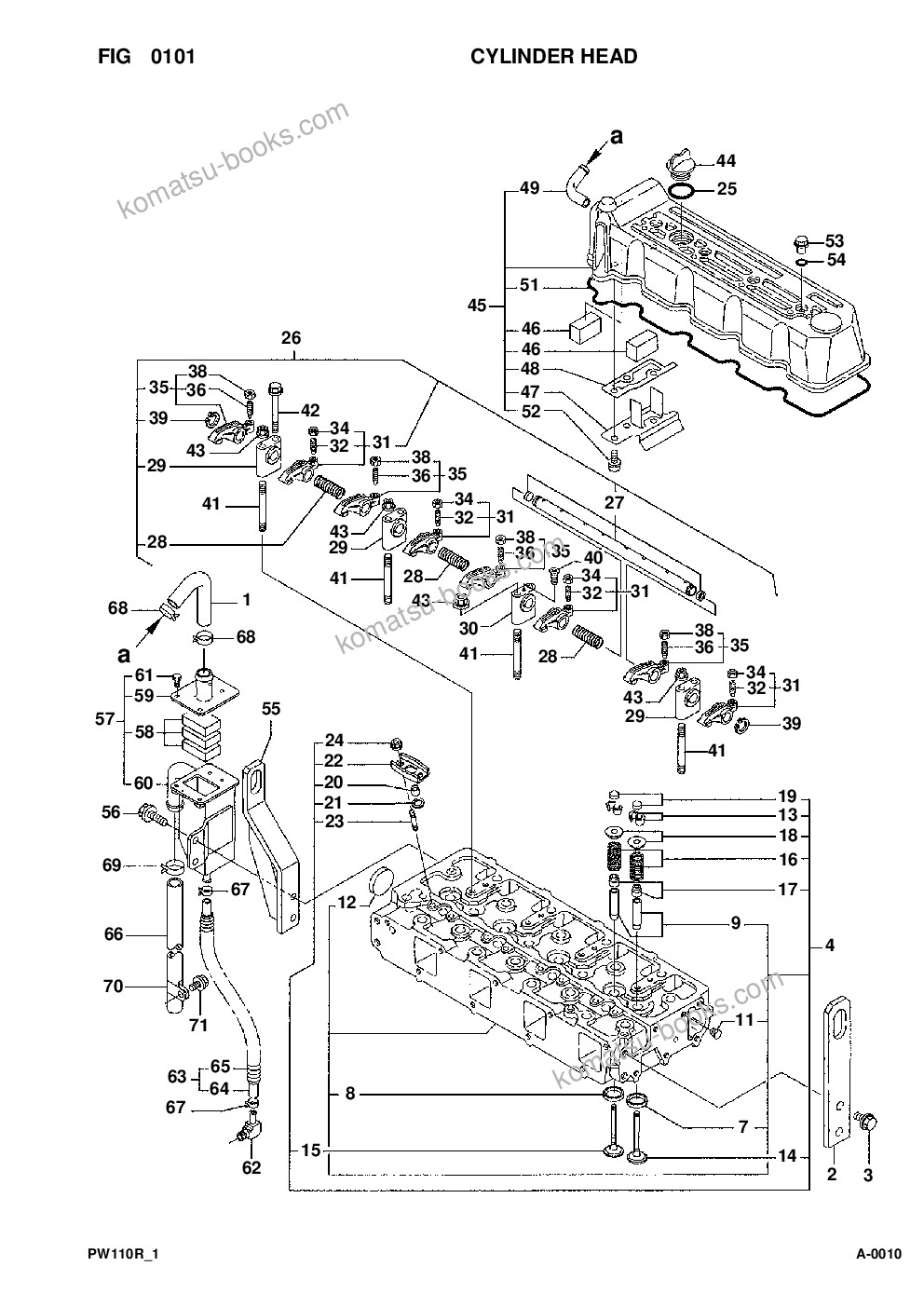 Komatsu pw110r-1 s/n 2260000001-up Каталог запчастей обложка Страница 3