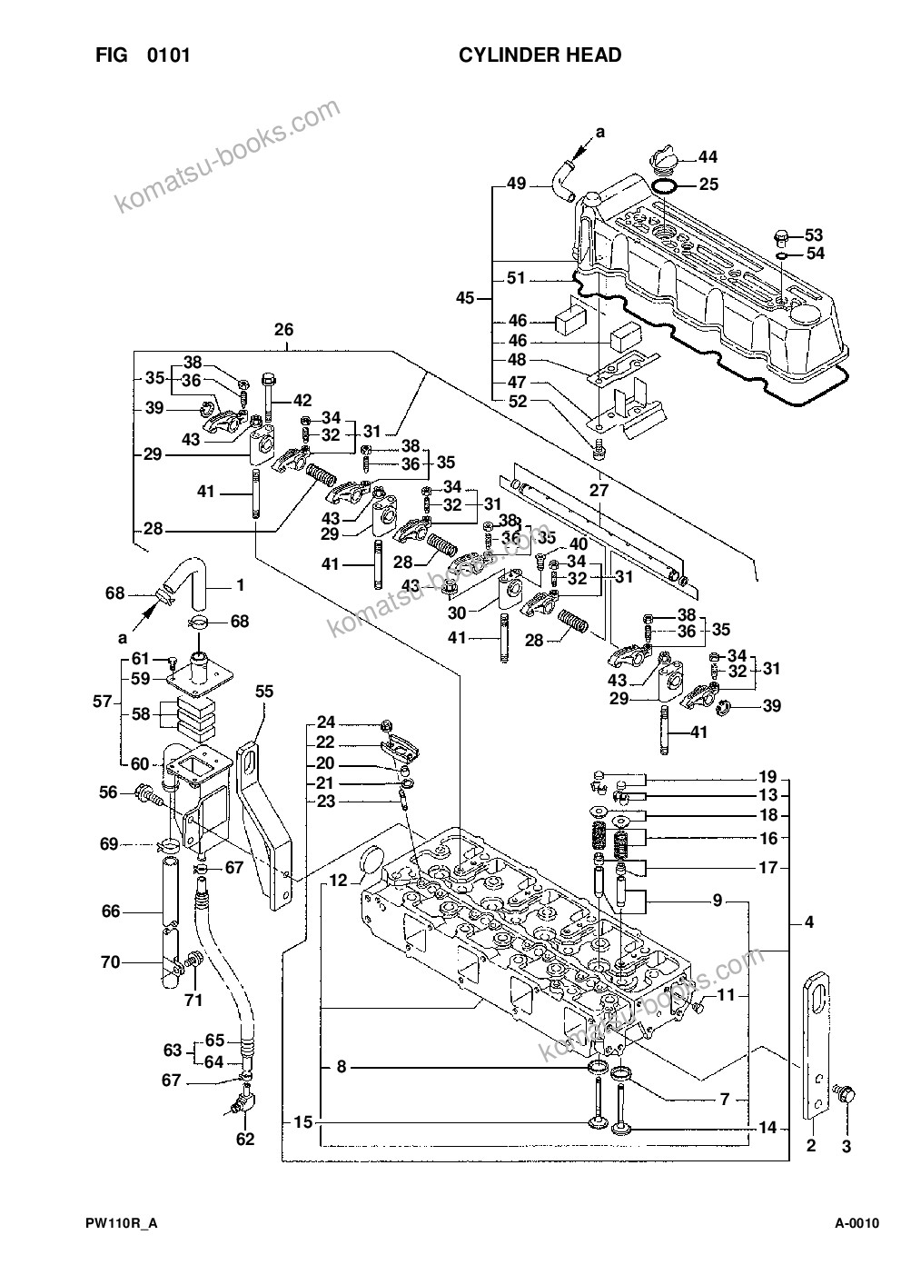 Komatsu pw110r-1 s/n 2260000282-up Parts catalog cover Page 3