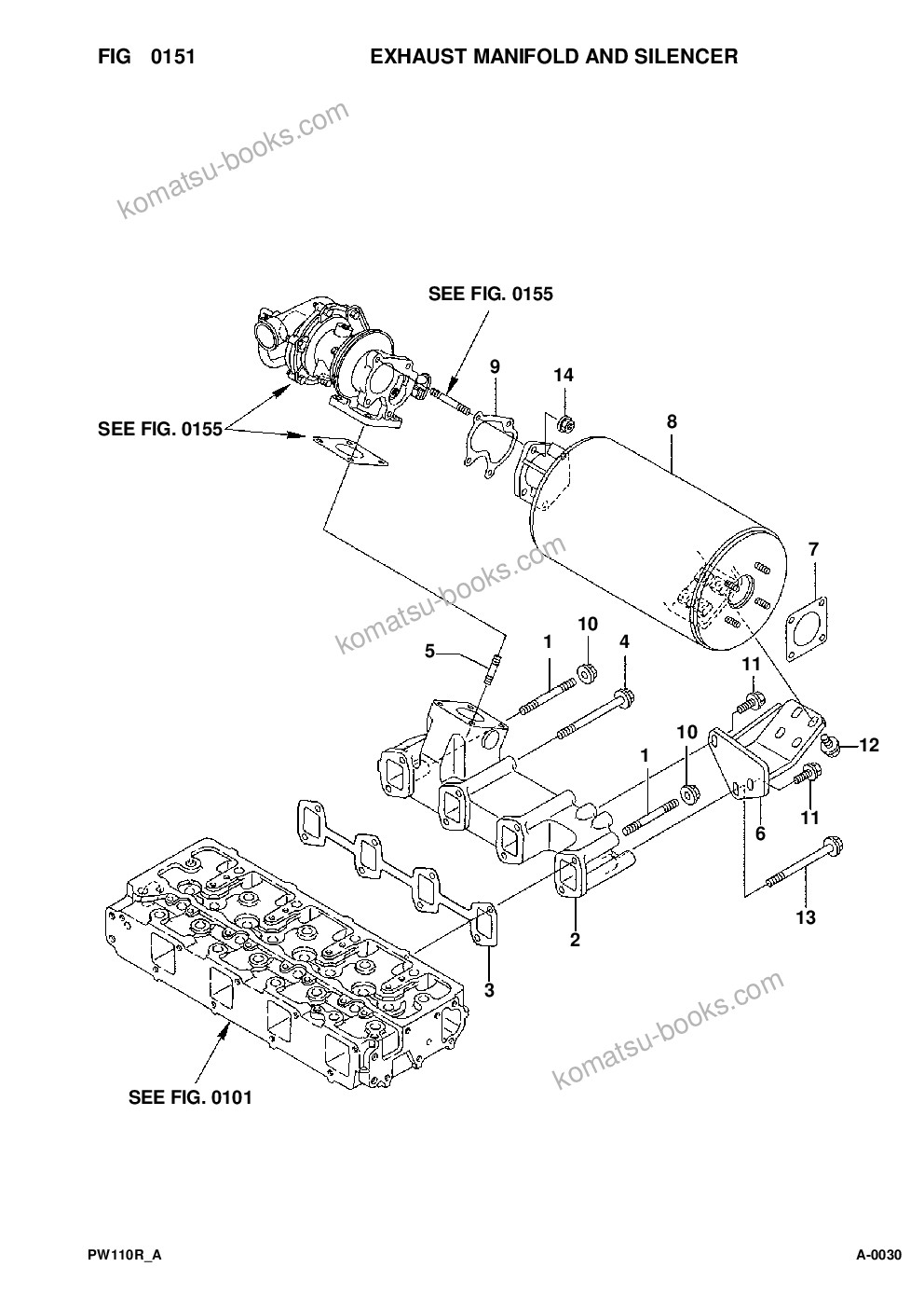 Komatsu pw110r-1 s/n 2260000282-up Parts catalog cover Page 7