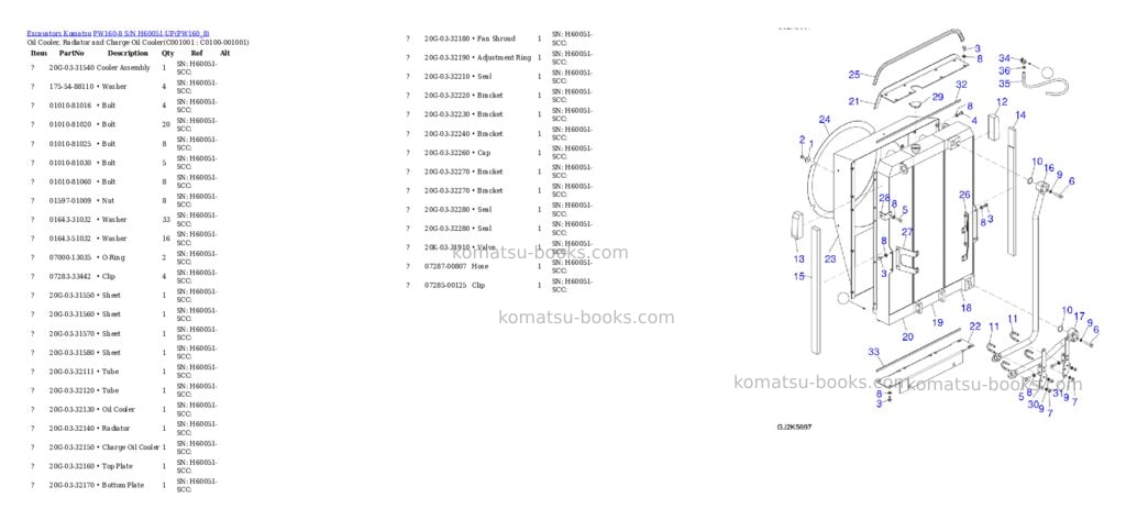 Komatsu pw160-8 s/n h60051-up Parts catalog cover Page 6 Komatsu pw160-8 s/n h60051-up Parts catalog cover Page 6