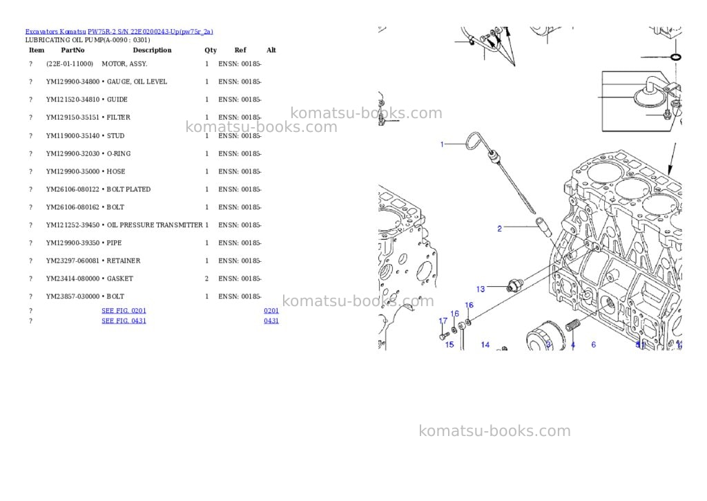 Komatsu pw75r-2 s/n 22e0200243-up Parts catalog cover Page 8 Komatsu pw75r-2 s/n 22e0200243-up Parts catalog cover Page 8