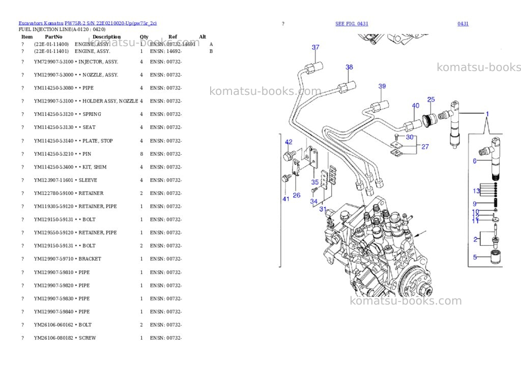 Komatsu pw75r-2 s/n 22e0210020-up Parts catalog cover Page 10 Komatsu pw75r-2 s/n 22e0210020-up Parts catalog cover Page 10
