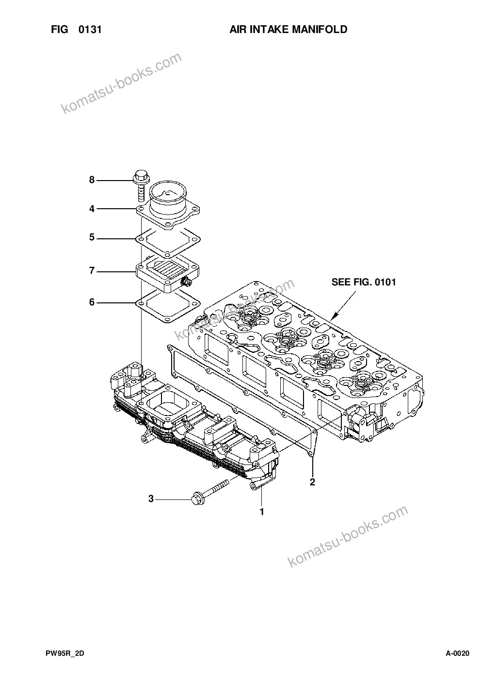 Komatsu pw95r-2 s/n 21d0220079-up Parts catalog cover Page 5 Komatsu pw95r-2 s/n 21d0220079-up Parts catalog cover Page 5