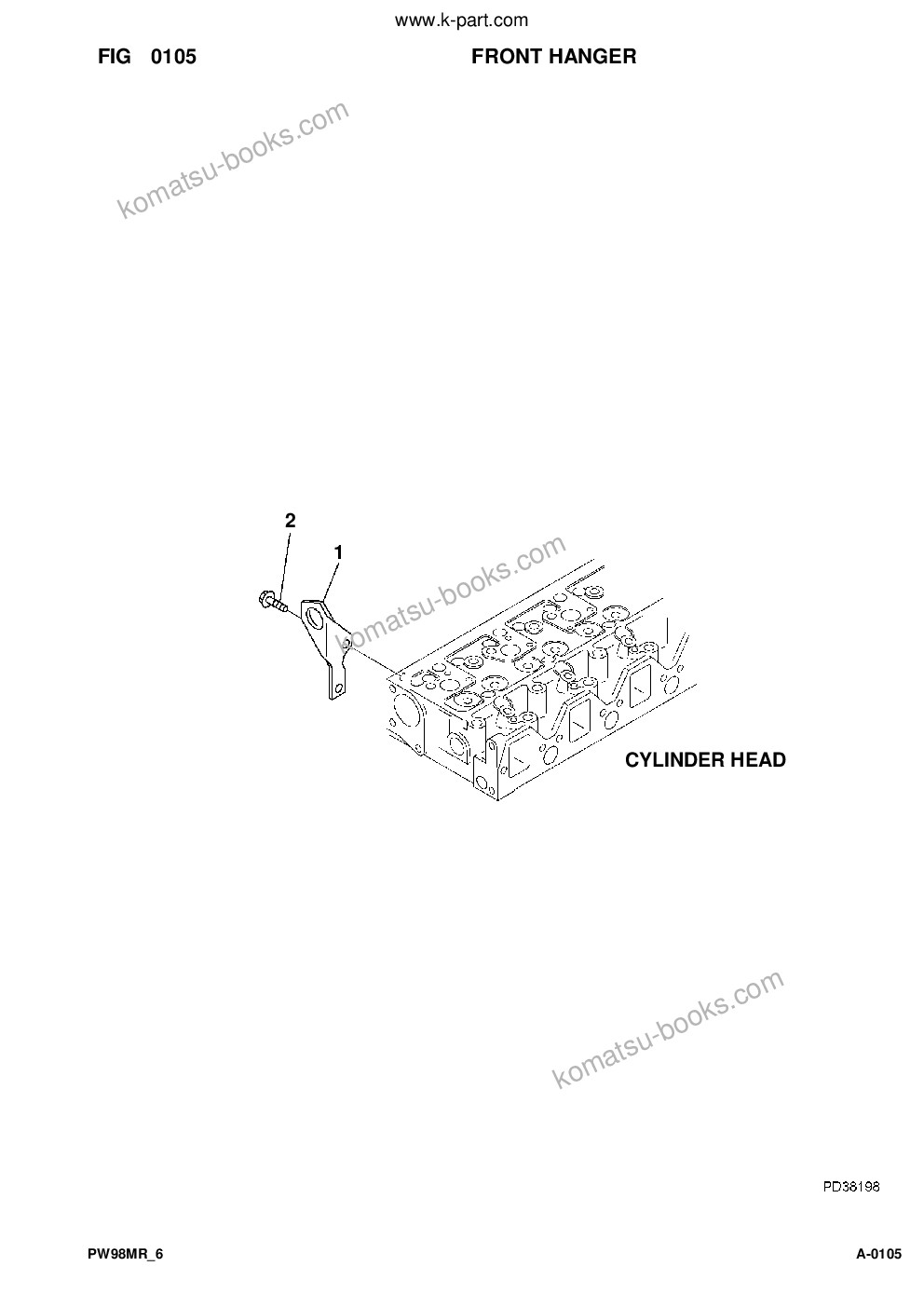 Komatsu pw98mr-6 s/n f00003-up Catálogo de piezas cover Page 5