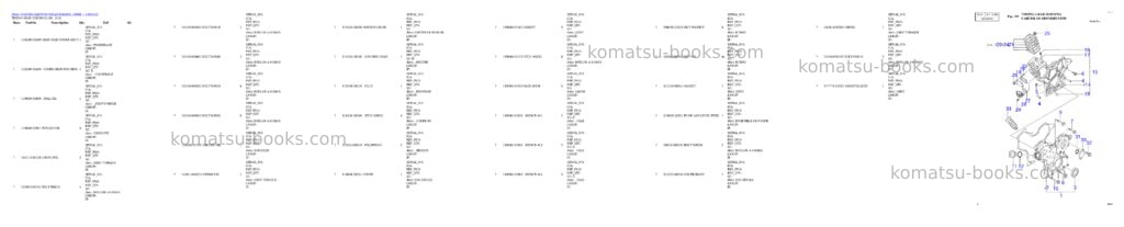 Komatsu SOLAR 010 (S/N. 20001 ~ ) Parts catalog cover Page 2