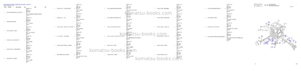 Komatsu SOLAR 010 (S/N. 20001 ~ ) Parts catalog cover Page 9