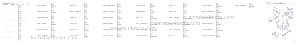 Komatsu SOLAR 015PLUS (S/N. 20001 ~ ) Parts catalog cover Page 10
