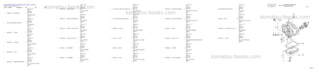 Komatsu SOLAR 015PLUS (S/N. 20001 ~ ) Parts catalog cover Page 2