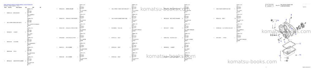 Komatsu SOLAR 015PLUS / S018-VT Parts catalog cover Page 2