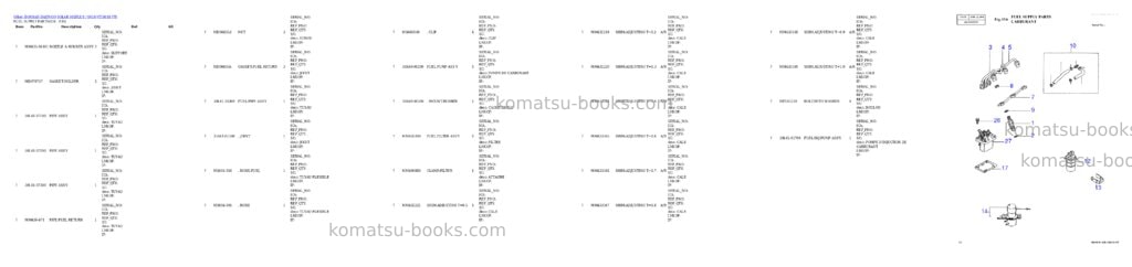 Komatsu SOLAR 015PLUS / S018-VT Parts catalog cover Page 6