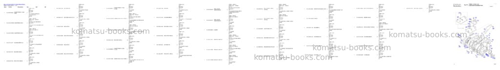 Komatsu SOLAR 290LL Parts catalog cover Page 2 Komatsu SOLAR 290LL Parts catalog cover Page 2