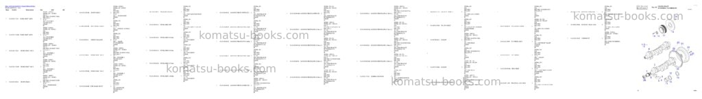 Komatsu SOLAR 290LL Parts catalog cover Page 4 Komatsu SOLAR 290LL Parts catalog cover Page 4