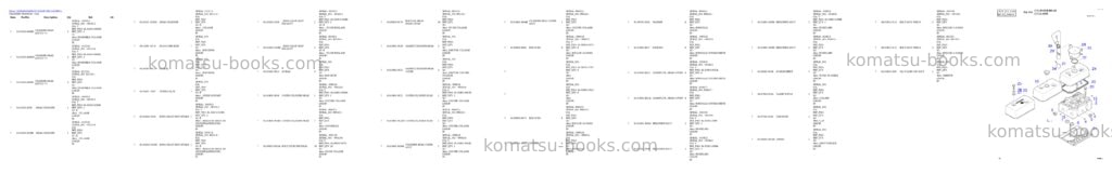 Komatsu SOLAR 290LL Parts catalog cover Page 6 Komatsu SOLAR 290LL Parts catalog cover Page 6